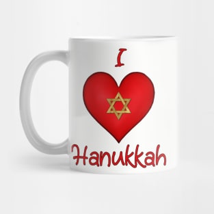 iHeart Hanukkah Mug